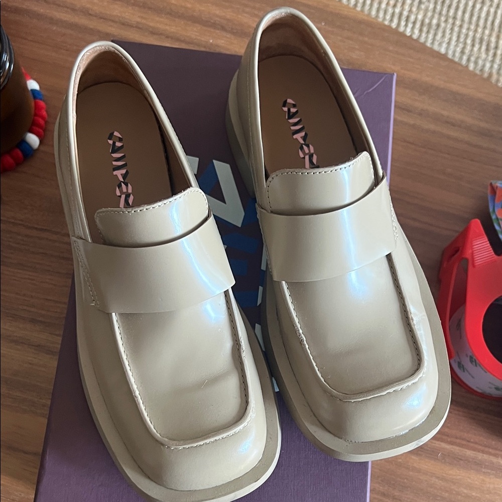 Unisex CamperLab Beige Loafers